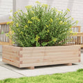 vidaXL Donica ogrodowa, 90x60x26,5 cm, lite drewno sosnowe