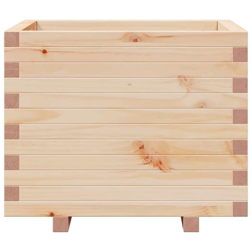 vidaXL Donica ogrodowa, 60x60x49,5 cm, lite drewno sosnowe
