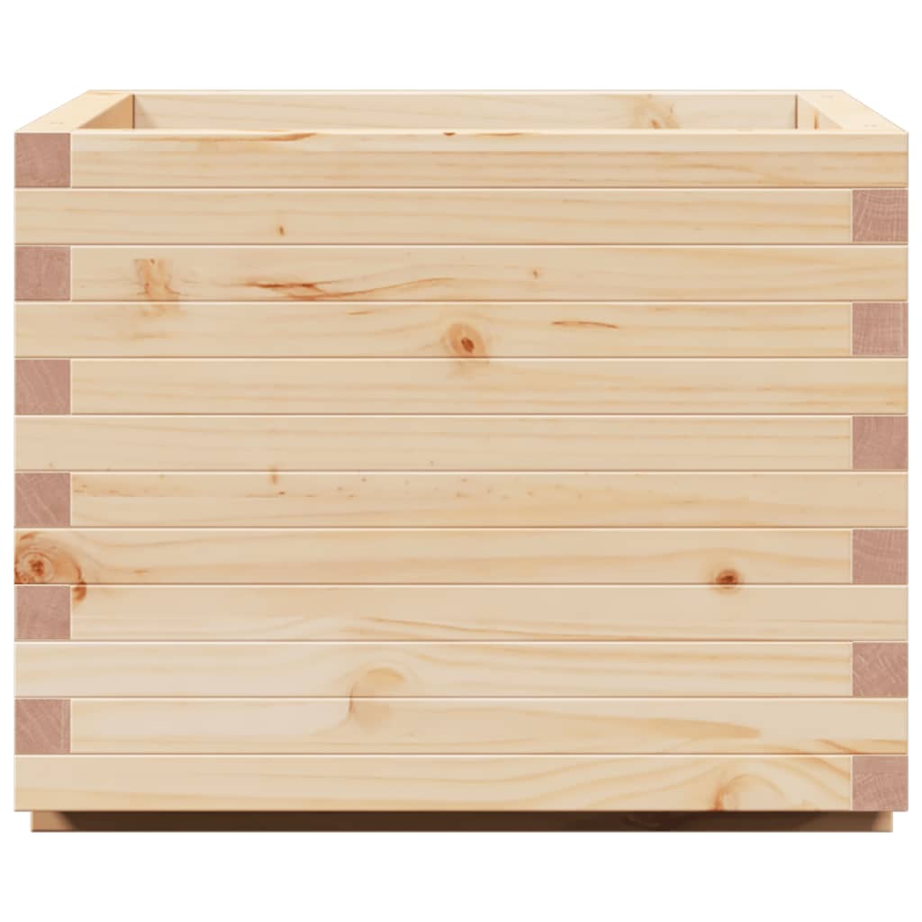 vidaXL Donica ogrodowa, 60x60x49,5 cm, lite drewno sosnowe