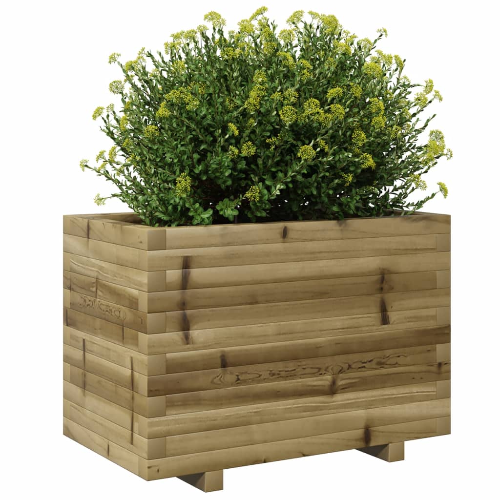 vidaXL Donica ogrodowa, 70x40x49,5 cm, impregnowane drewno sosnowe