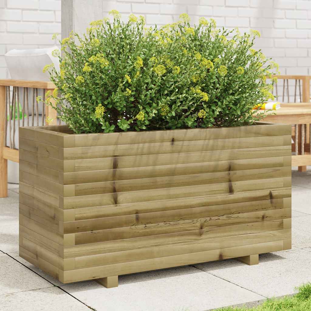 vidaXL Donica ogrodowa, 90x40x49,5 cm, impregnowane drewno sosnowe