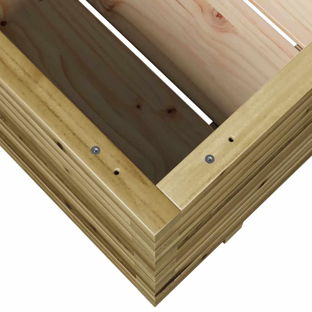 vidaXL Donica ogrodowa, 90x60x49,5 cm, impregnowane drewno sosnowe