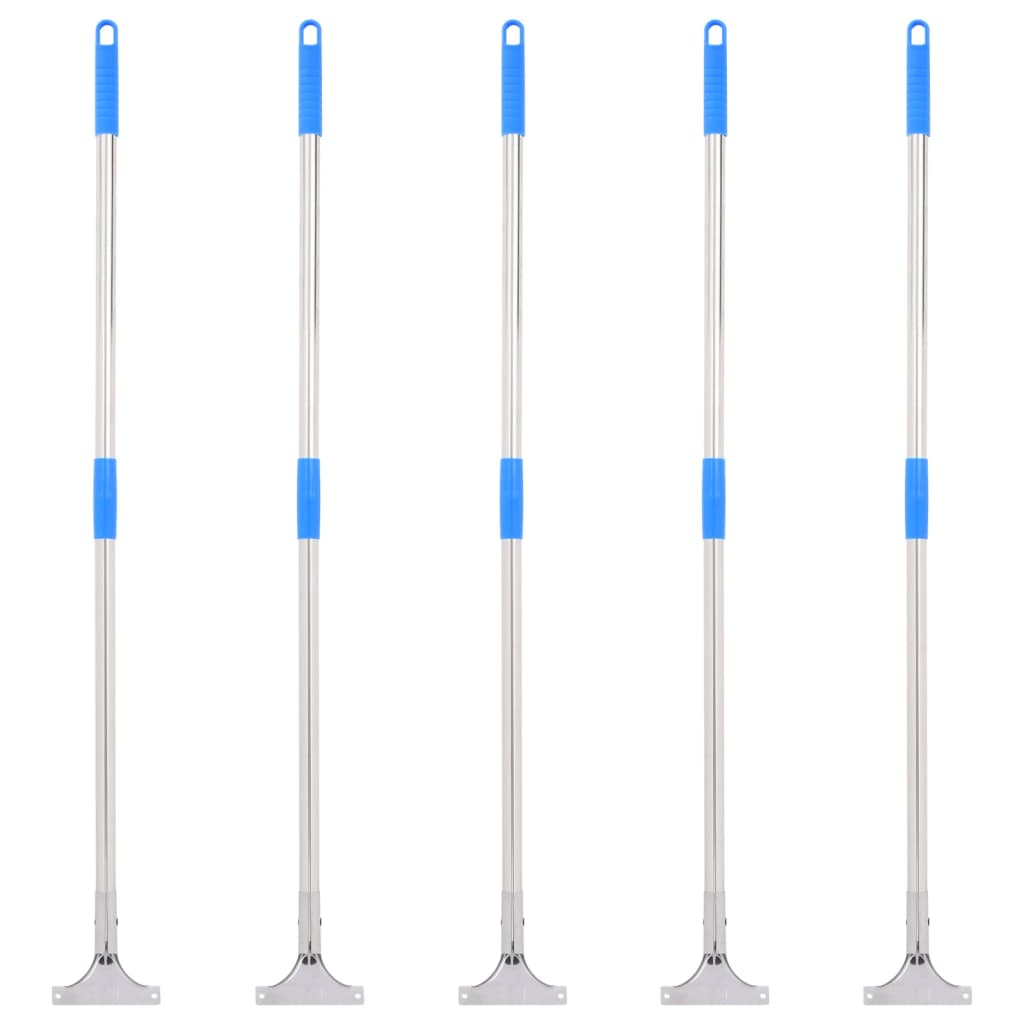 vidaXL Drążki do podłogowej ściągaczki do wody, 5 szt., 119,5 cm
