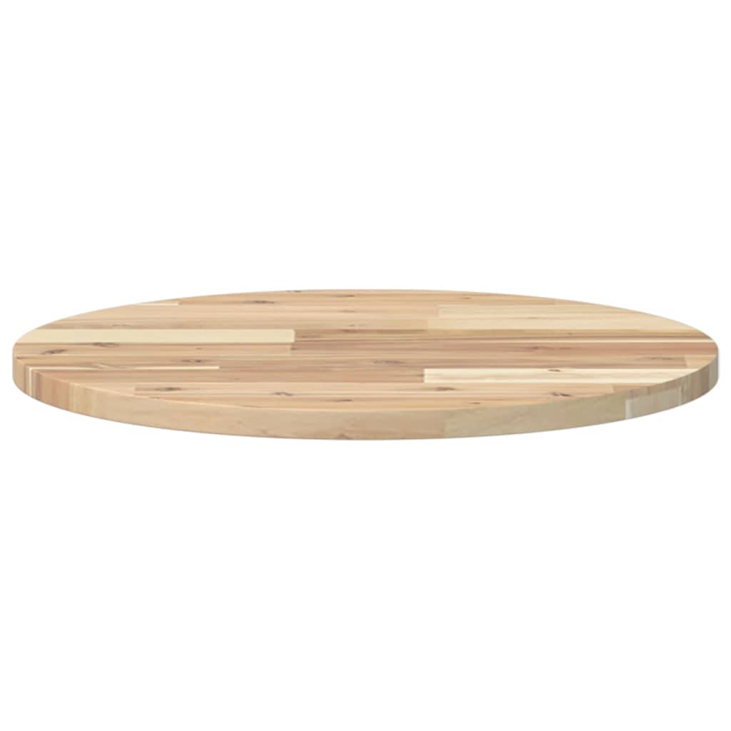 vidaXL Blat do stolika, okrągły, Ø50x2 cm, lite drewno akacjowe