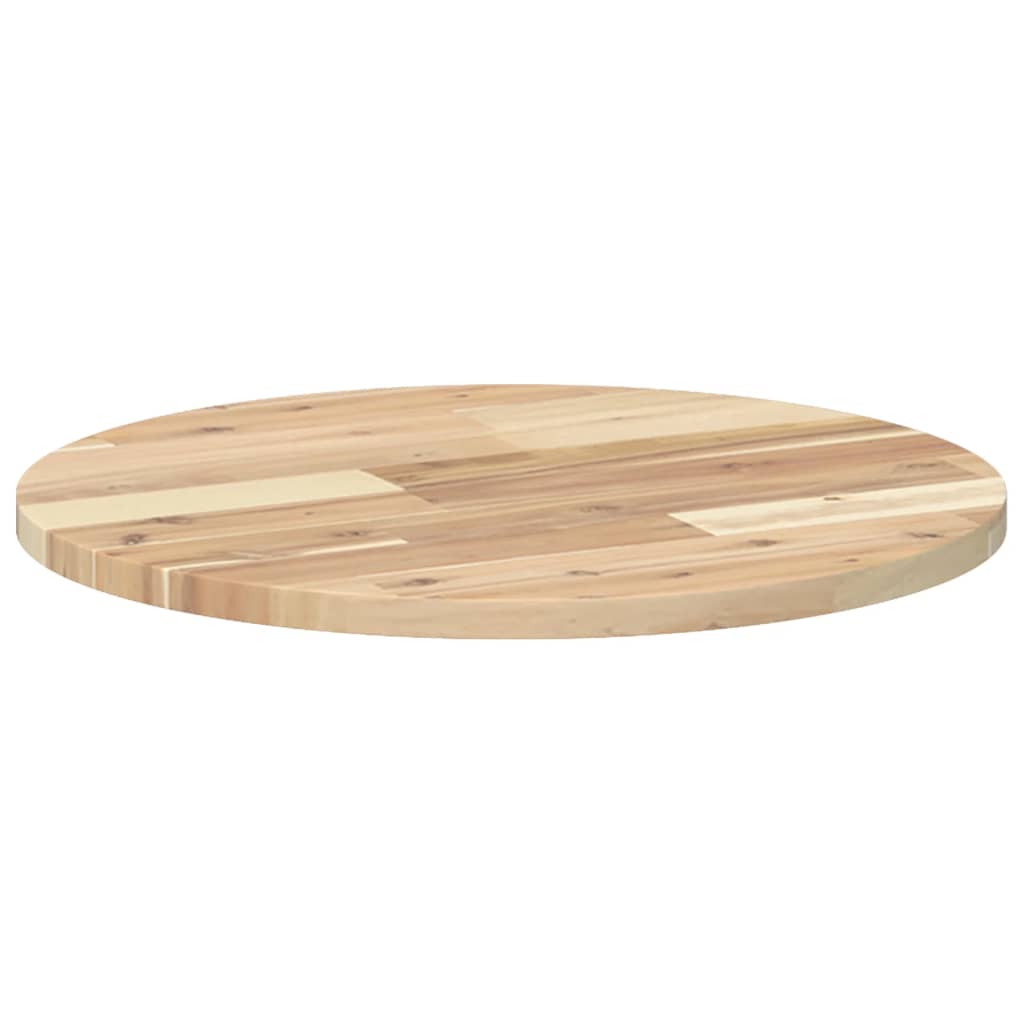 vidaXL Blat do stolika, okrągły, Ø50x2 cm, lite drewno akacjowe