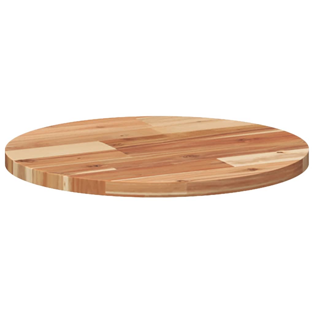 vidaXL Blat do stolika, okrągły, Ø40x2 cm, lite drewno akacjowe