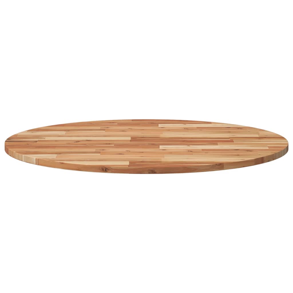 vidaXL Blat do stolika, okrągły, Ø90x2 cm, lite drewno akacjowe