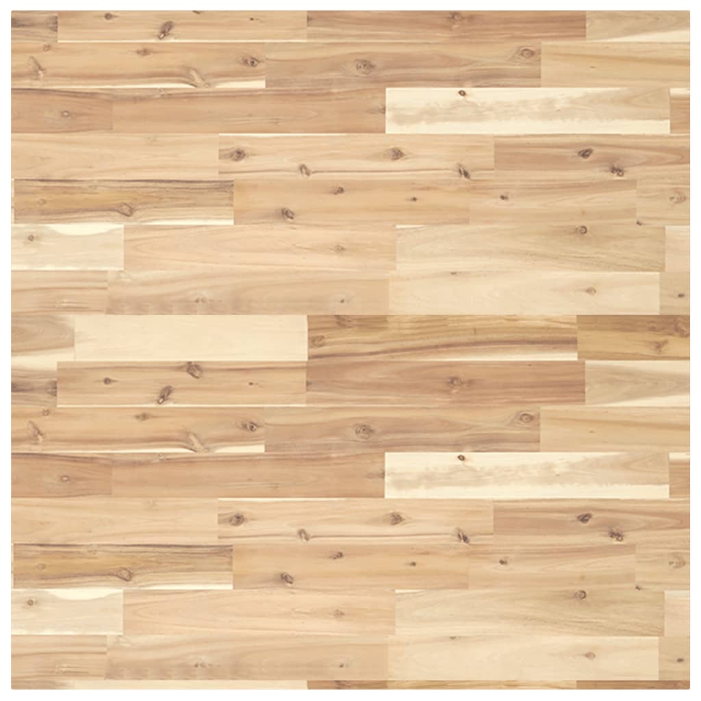 vidaXL Blat do stolika, kwadratowy, 90x90x2 cm, lite drewno akacjowe
