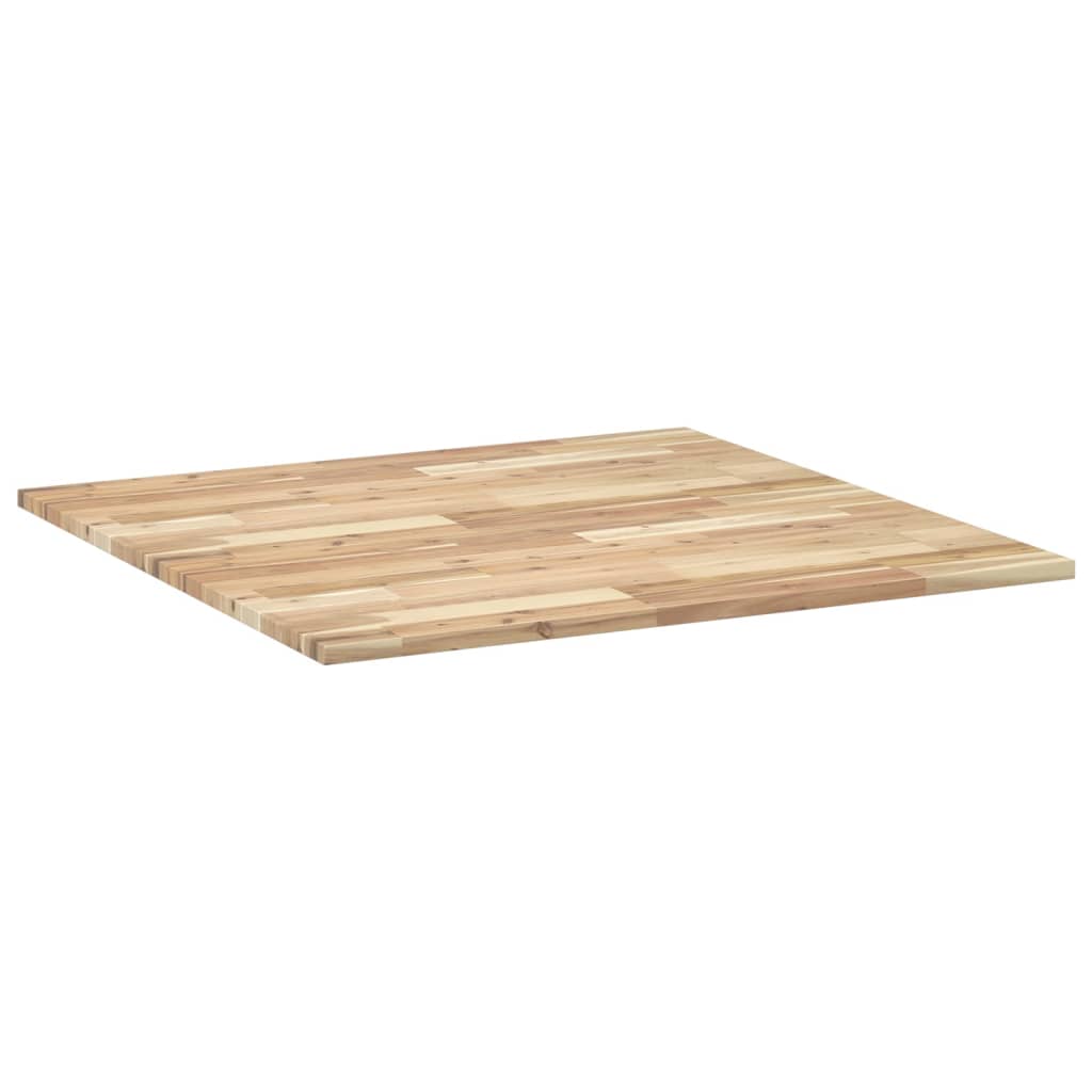 vidaXL Blat do stolika, kwadratowy, 90x90x2 cm, lite drewno akacjowe