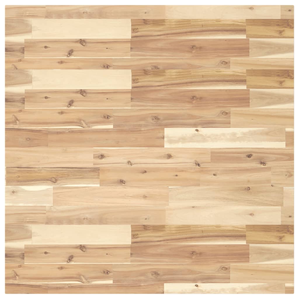 vidaXL Blat do stolika, kwadratowy, 80x80x4 cm, lite drewno akacjowe