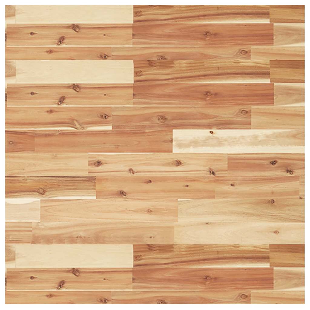 vidaXL Blat do stolika, kwadratowy, 70x70x2 cm, lite drewno akacjowe