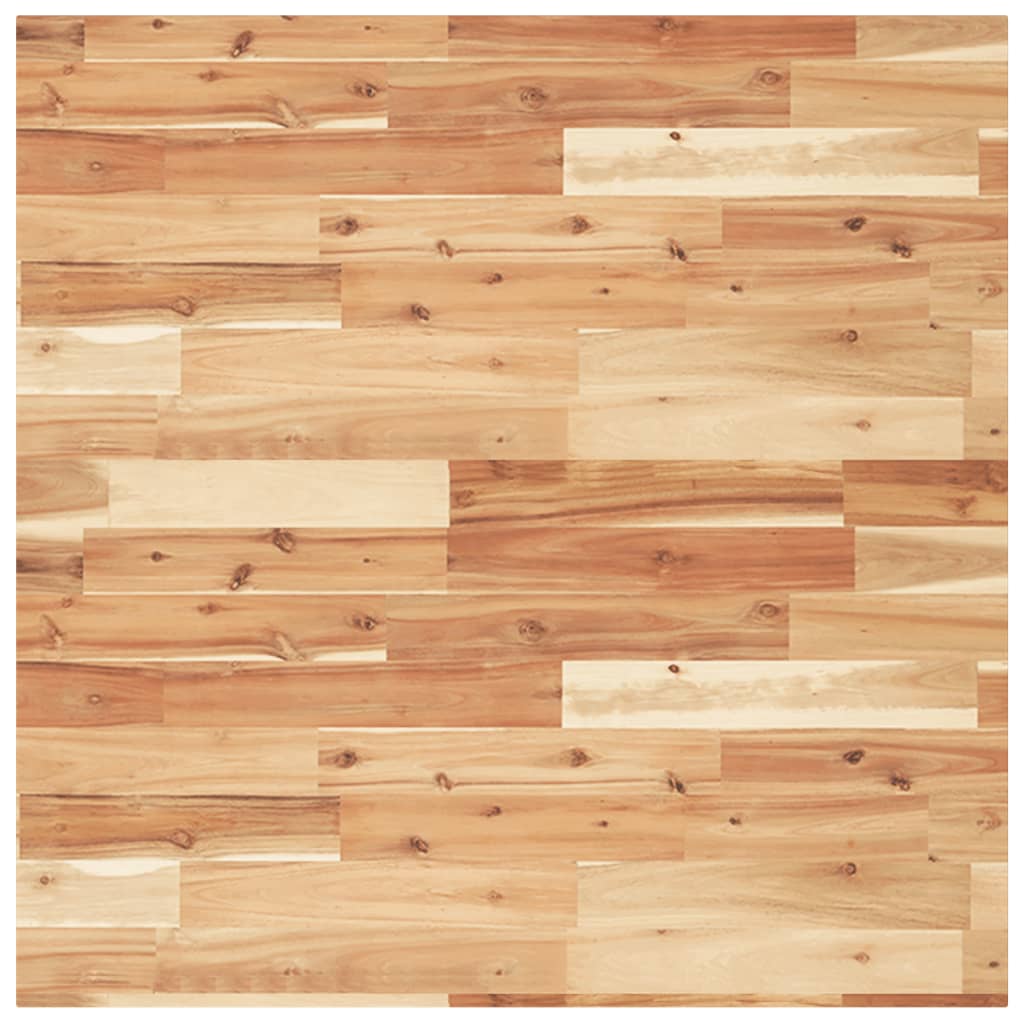vidaXL Blat do stolika, kwadratowy, 90x90x2 cm, lite drewno akacjowe
