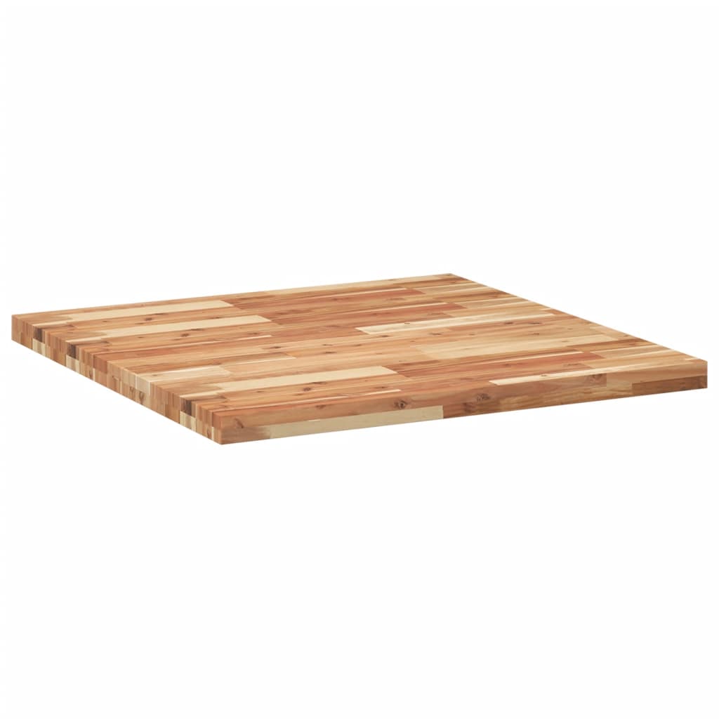 vidaXL Blat do stolika, kwadratowy, 80x80x4 cm, lite drewno akacjowe