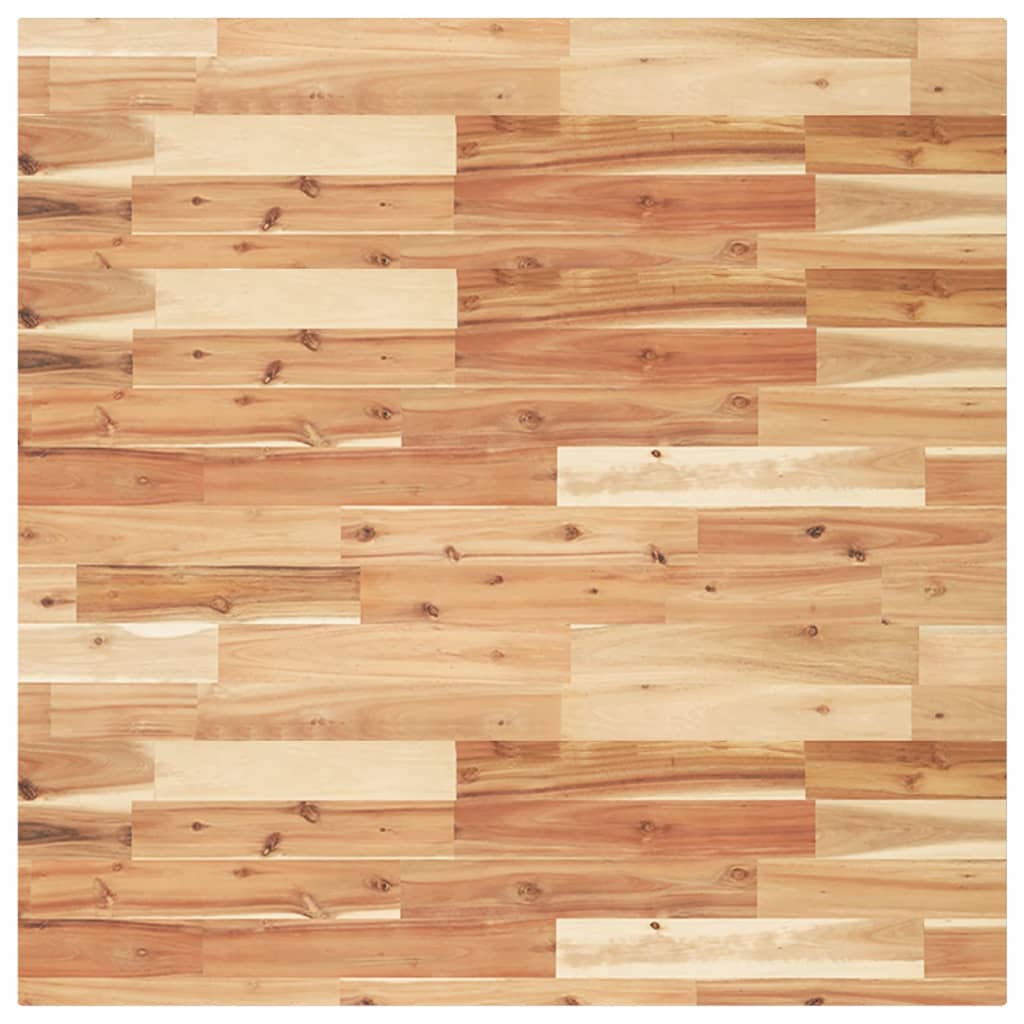 vidaXL Blat do stolika, kwadratowy, 90x90x4 cm, lite drewno akacjowe