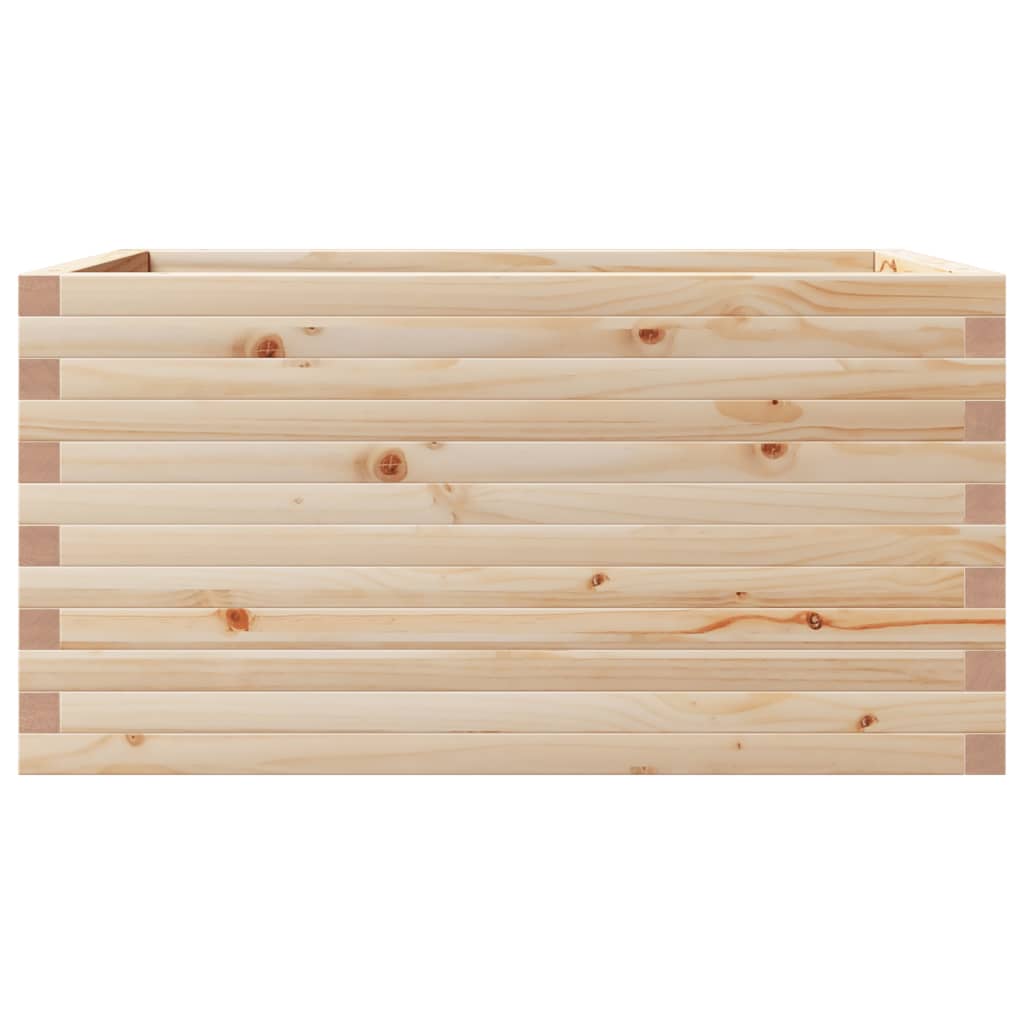 vidaXL Donica ogrodowa, 90x60x46 cm, lite drewno sosnowe