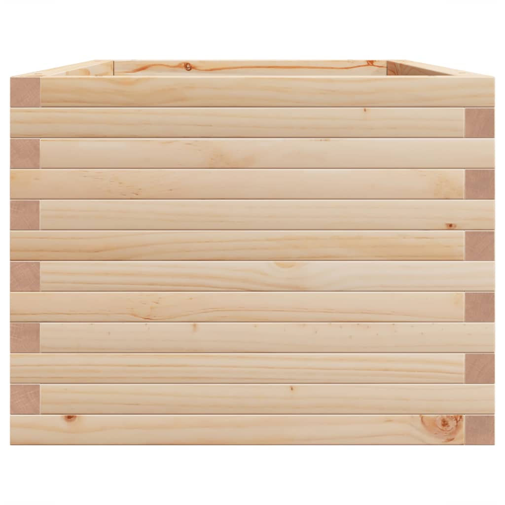 vidaXL Donica ogrodowa, 90x60x46 cm, lite drewno sosnowe