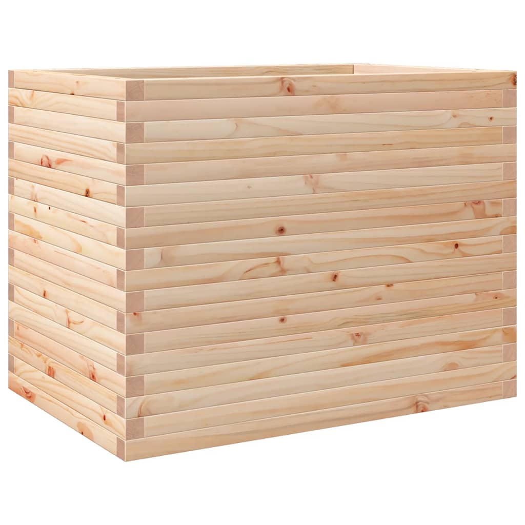 vidaXL Donica ogrodowa, 90x60x68,5 cm, lite drewno sosnowe