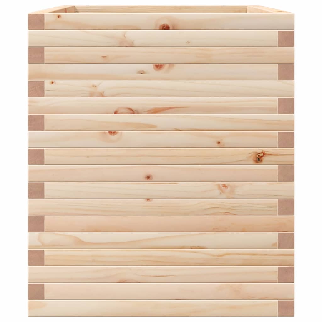 vidaXL Donica ogrodowa, 90x60x68,5 cm, lite drewno sosnowe