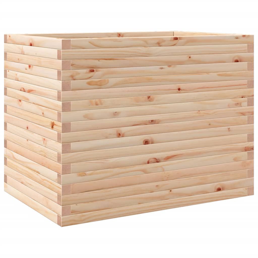 vidaXL Donica ogrodowa, 90x60x68,5 cm, lite drewno sosnowe