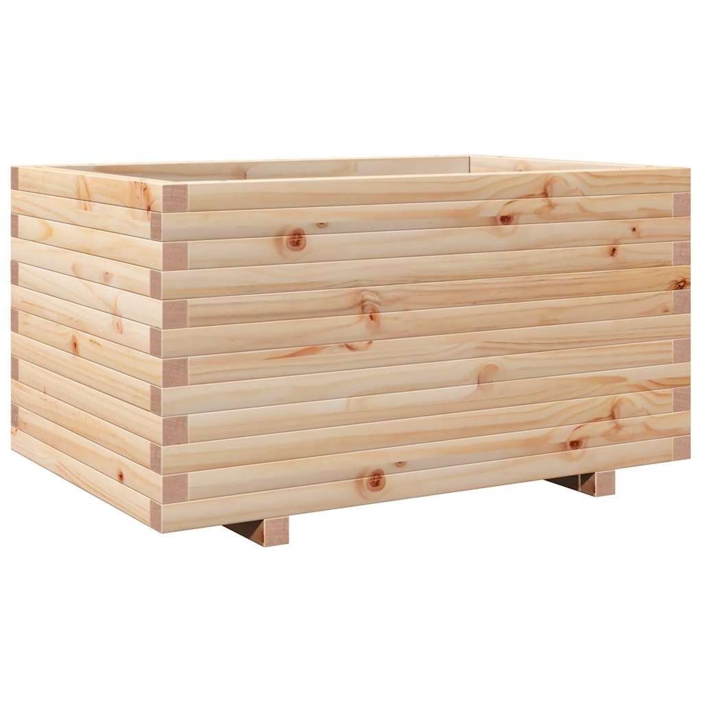 vidaXL Donica ogrodowa, 90x60x49,5 cm, lite drewno sosnowe