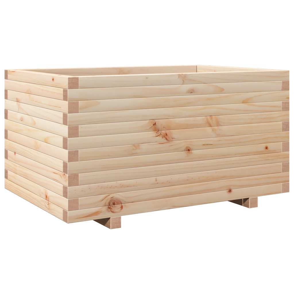 vidaXL Donica ogrodowa, 90x60x49,5 cm, lite drewno sosnowe