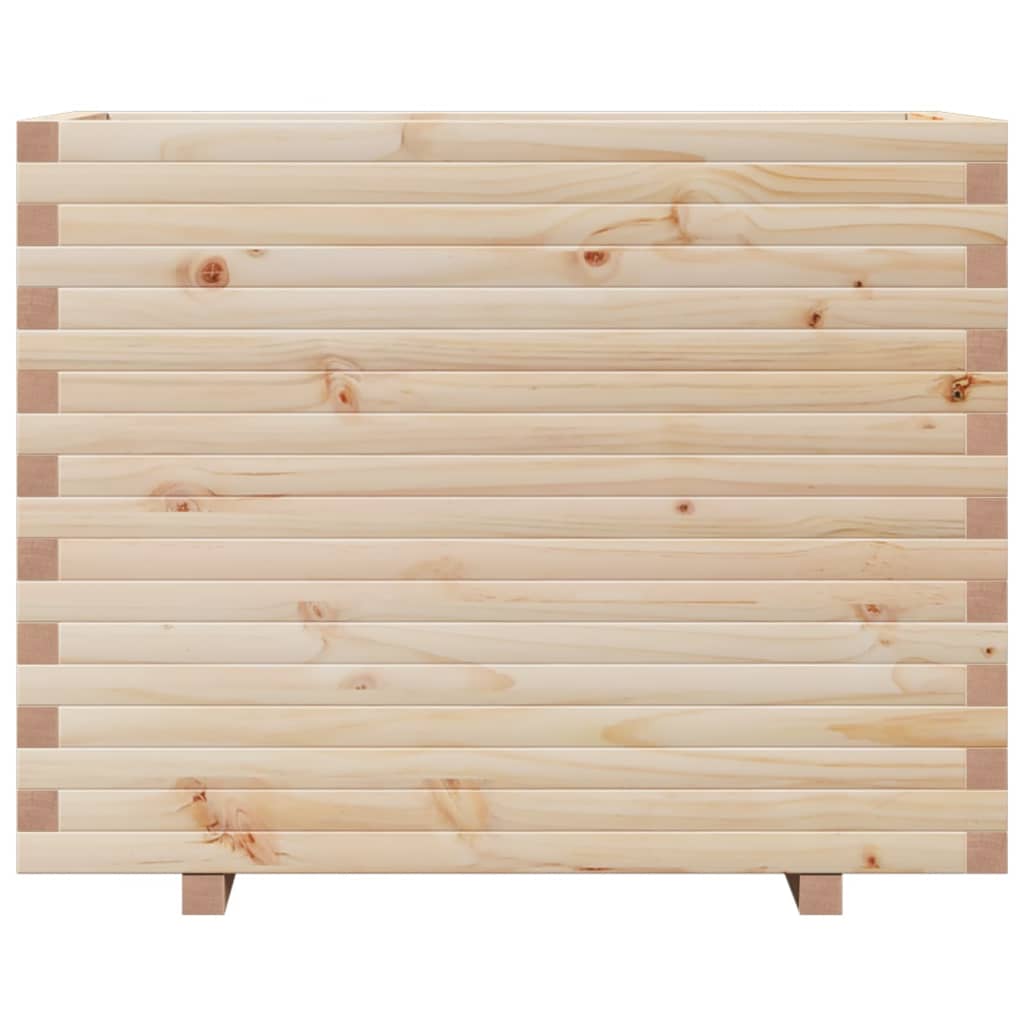 vidaXL Donica ogrodowa, 90x60x72,5 cm, lite drewno sosnowe