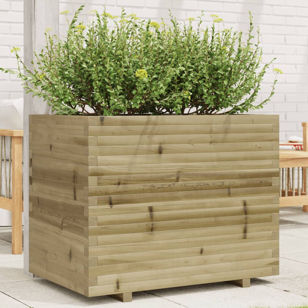 vidaXL Donica ogrodowa, 90x60x72,5 cm, impregnowane drewno sosnowe