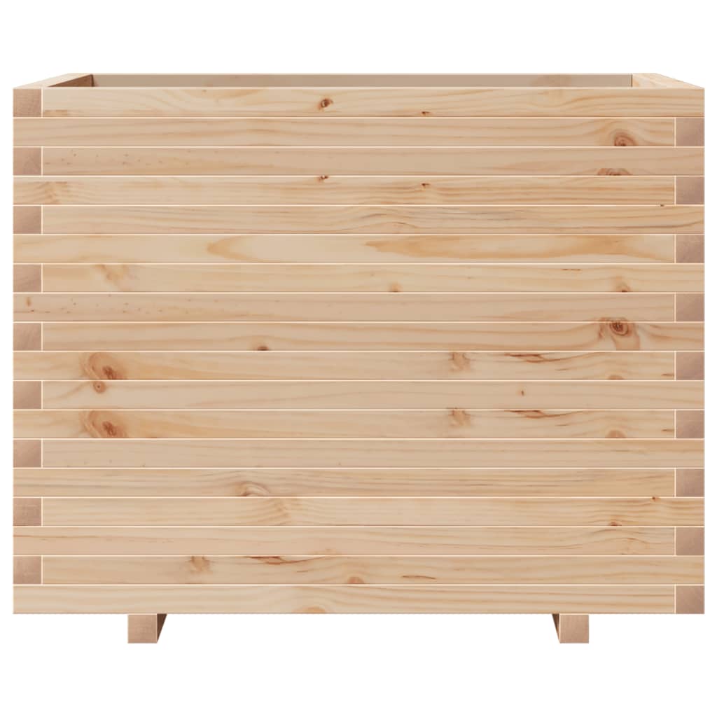 vidaXL Donica ogrodowa, 90x60x72 cm, lite drewno sosnowe