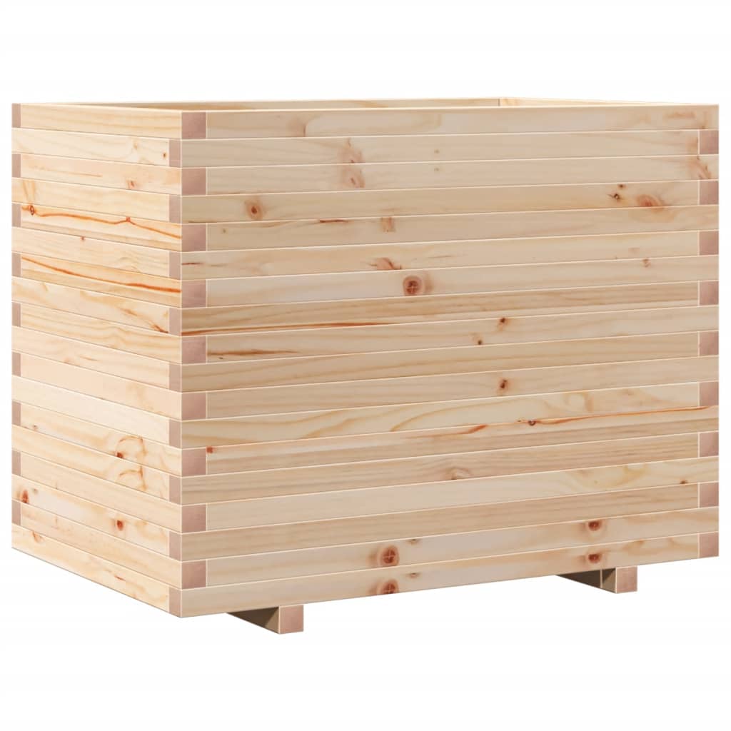 vidaXL Donica ogrodowa, 90x60x72 cm, lite drewno sosnowe