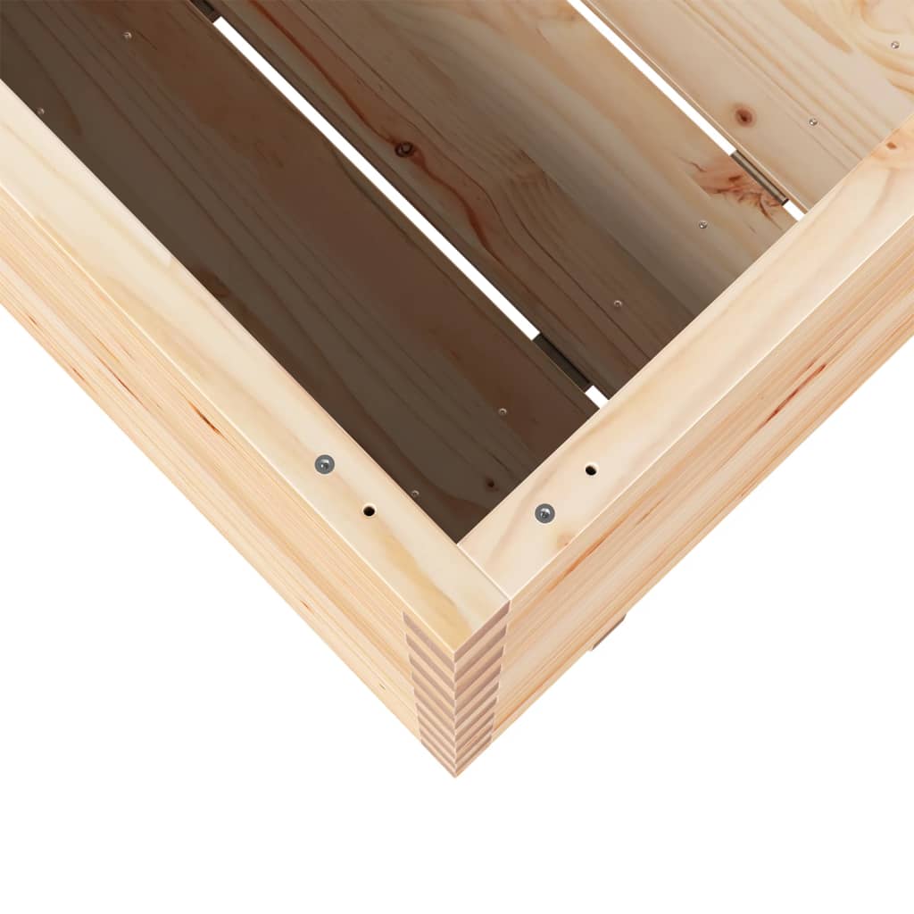 vidaXL Donica ogrodowa, 90x60x72 cm, lite drewno sosnowe