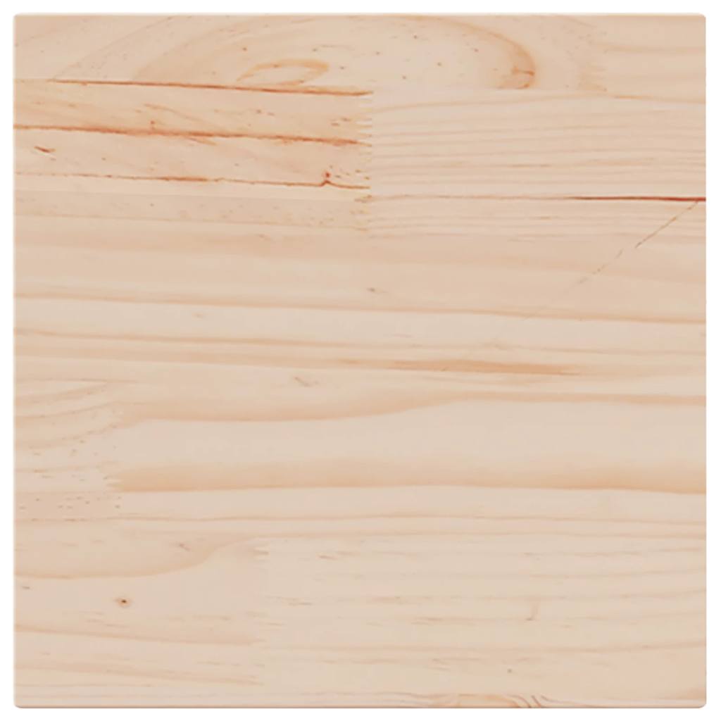 vidaXL Blat do stołu, 40x40x1,7 cm, kwadratowy, lite drewno sosnowe