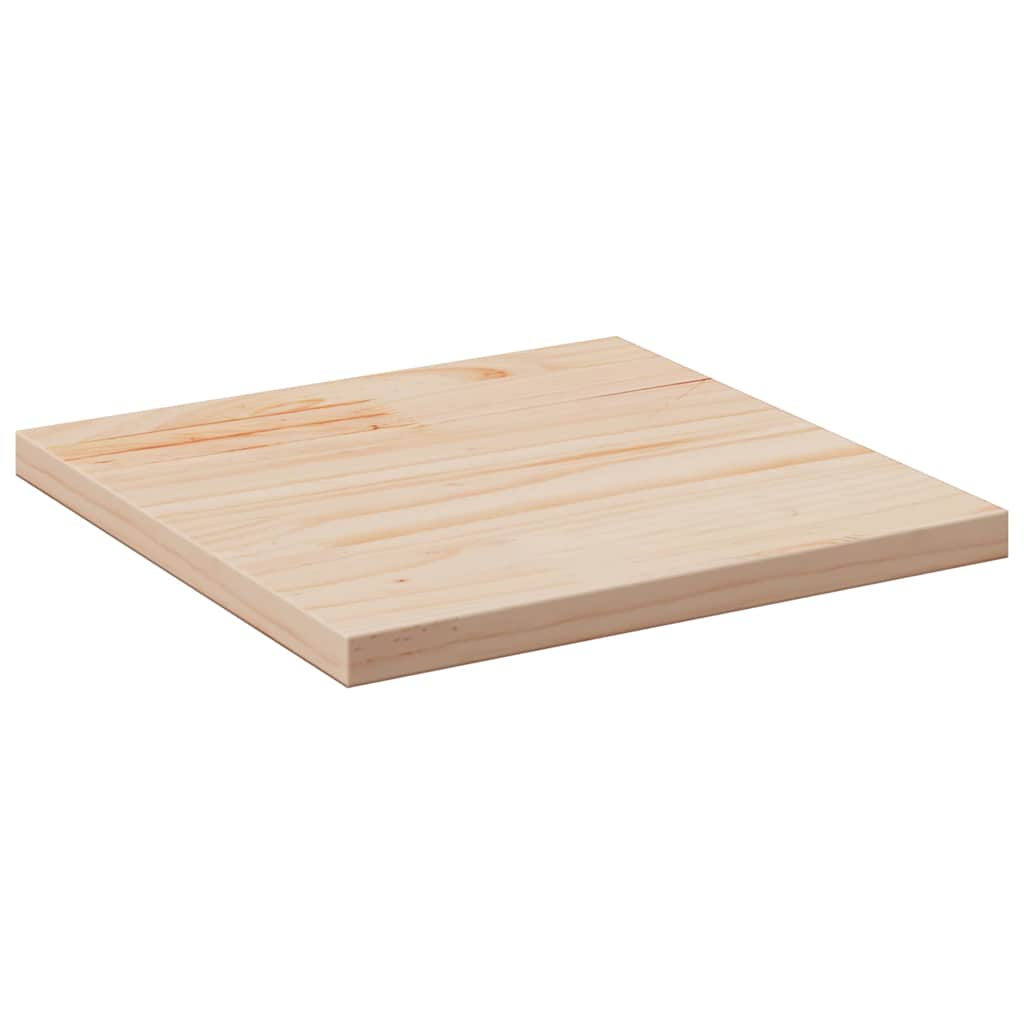 vidaXL Blat do stołu, 40x40x1,7 cm, kwadratowy, lite drewno sosnowe