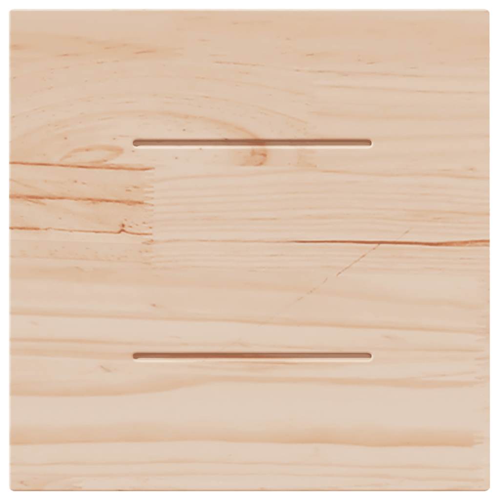 vidaXL Blat do stołu, 40x40x1,7 cm, kwadratowy, lite drewno sosnowe