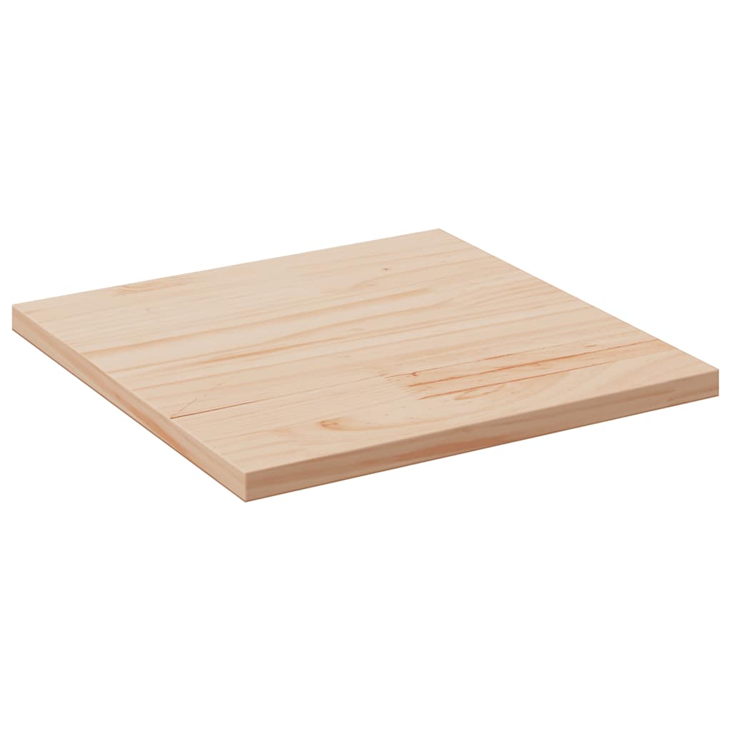 vidaXL Blat do stołu, 50x50x1,7 cm, kwadratowy, lite drewno sosnowe