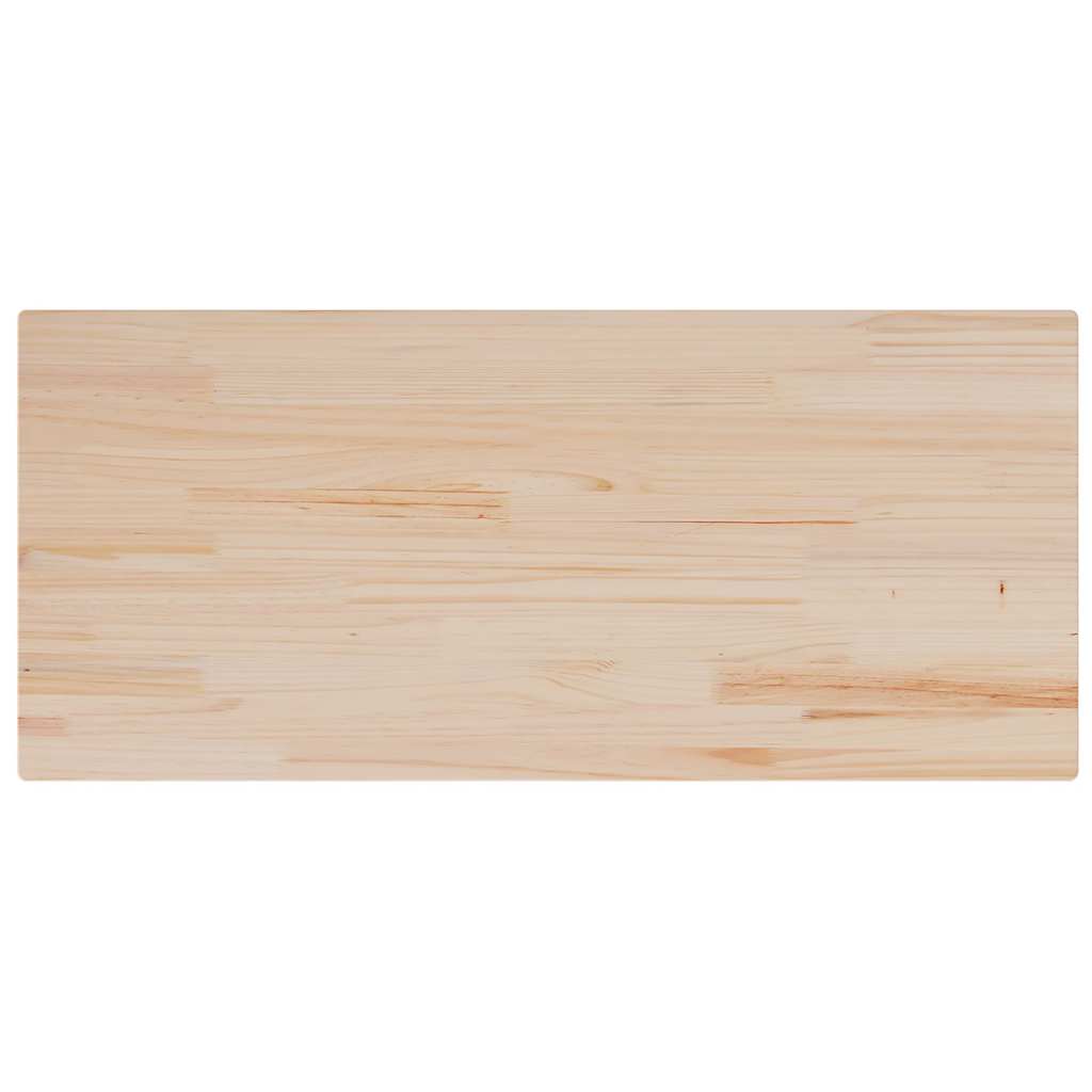 vidaXL Blat do stołu, 90x40x1,7 cm, prostokątny, lite drewno sosnowe
