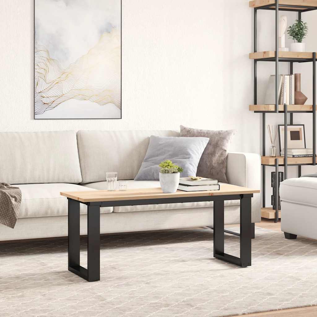 vidaXL Blat do stołu, 110x40x1,7 cm, prostokątny, lite drewno sosnowe