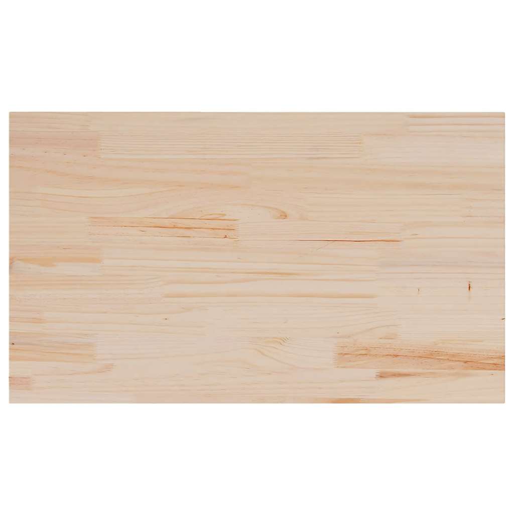 vidaXL Blaty do stołu, 3 szt., 80x47x1,7 cm, prostokątne, sosnowe