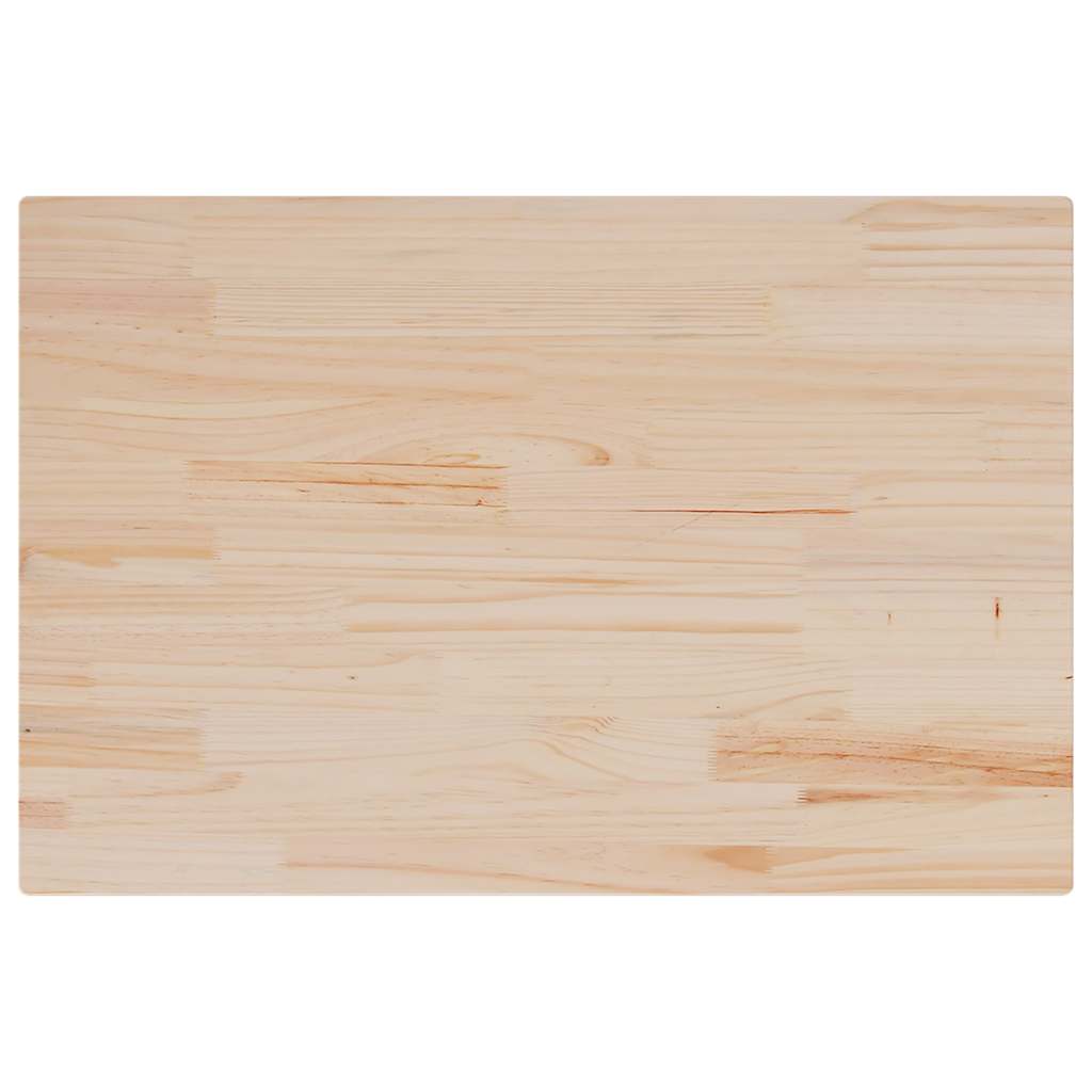 vidaXL Blaty do stołu, 3 szt., 80x53x1,7 cm, prostokątne, sosnowe