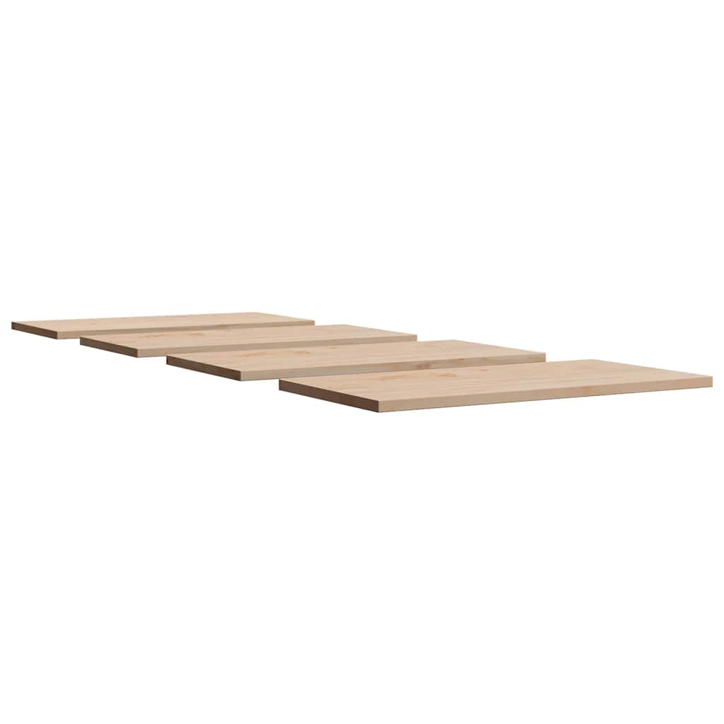 vidaXL Blaty do stołu, 4 szt., 90x45x1,7 cm, prostokątne, sosnowe