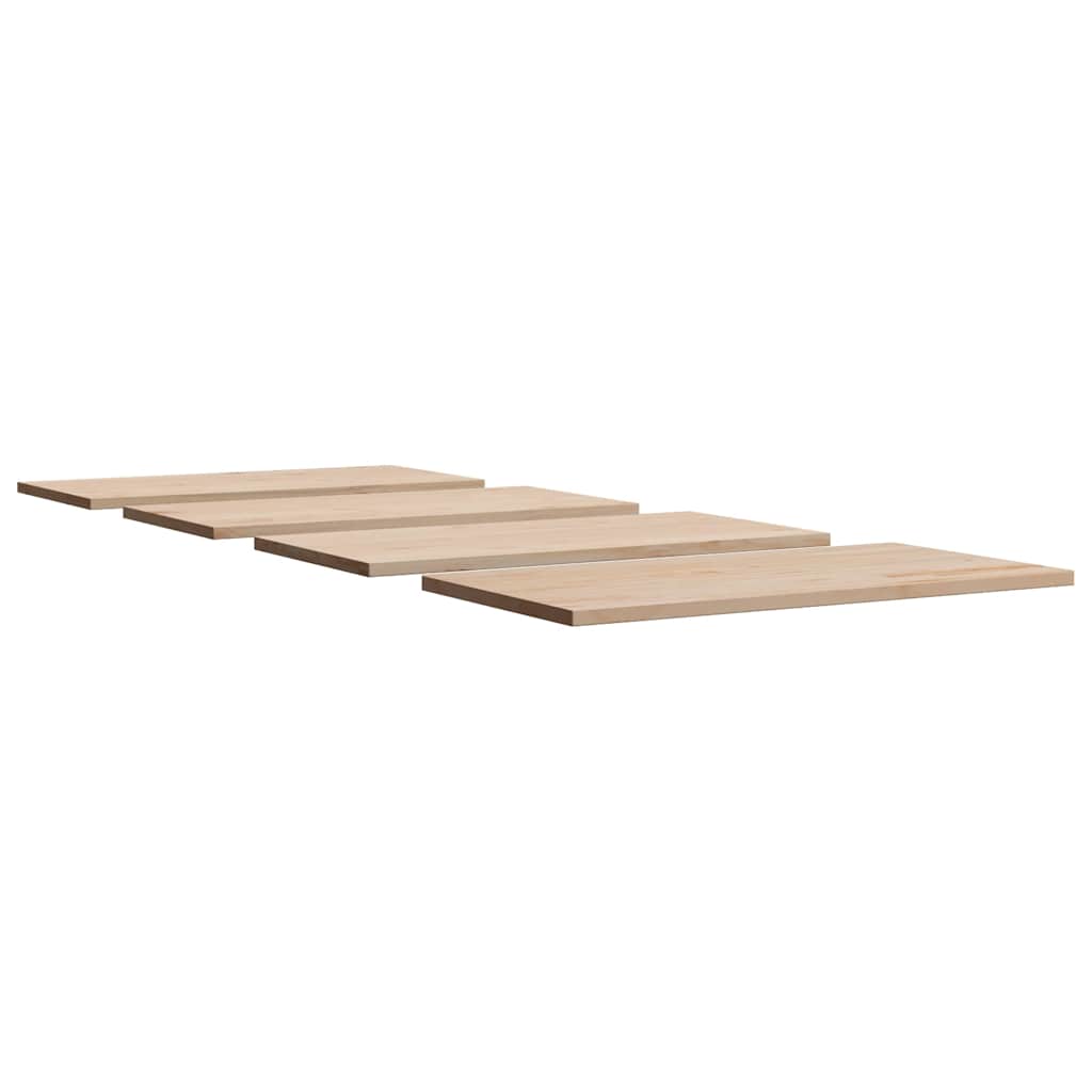 vidaXL Blaty do stołu, 4 szt., 100x50x1,7 cm, prostokątne, sosnowe