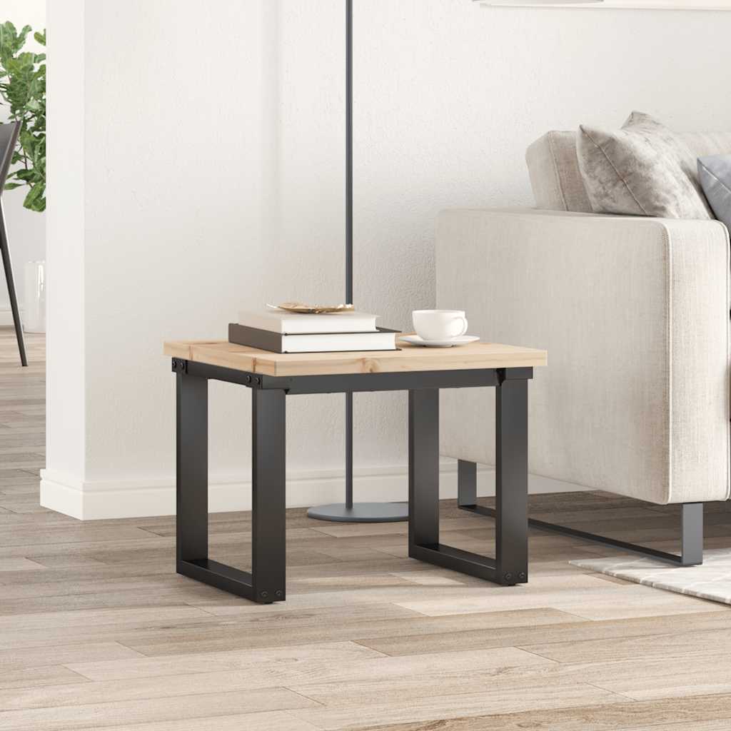 vidaXL Blat do stolika, 50x50x2,5 cm, kwadratowy, lite drewno sosnowe
