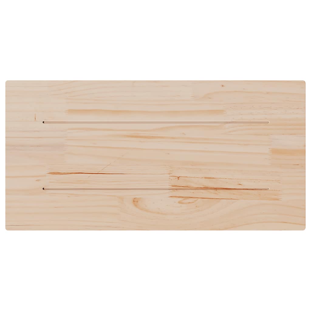 vidaXL Blaty do stolika, 2 szt., 70x35x2,5 cm, prostokątne, sosnowe
