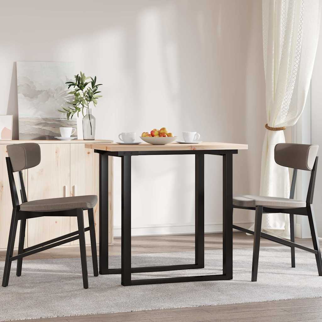 vidaXL Blat do stolika, 80x50x2,5 cm, prostokątny, lite drewno sosnowe