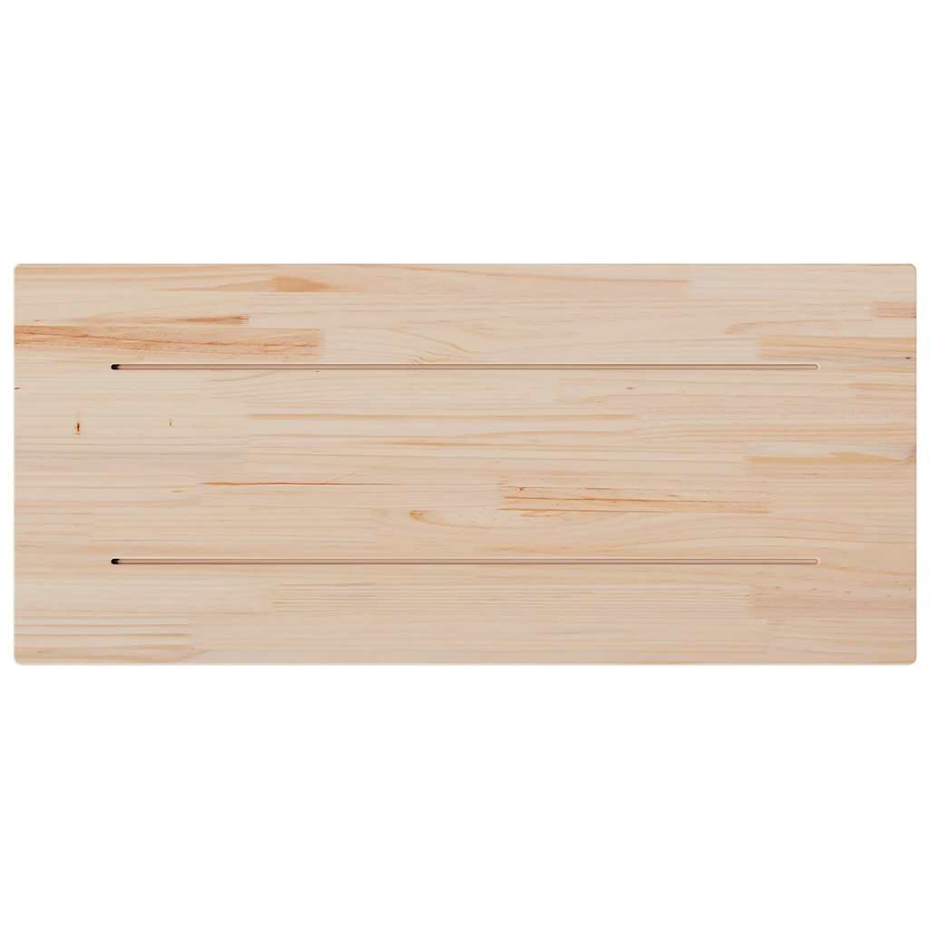 vidaXL Blat do stolika, 90x40x2,5 cm, prostokątny, lite drewno sosnowe