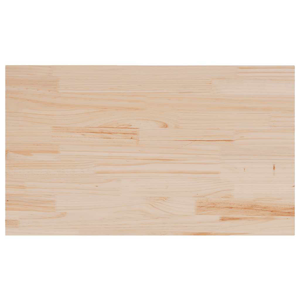 vidaXL Blaty do stolika, 3 szt., 80x47x2,5 cm, prostokątne, sosnowe