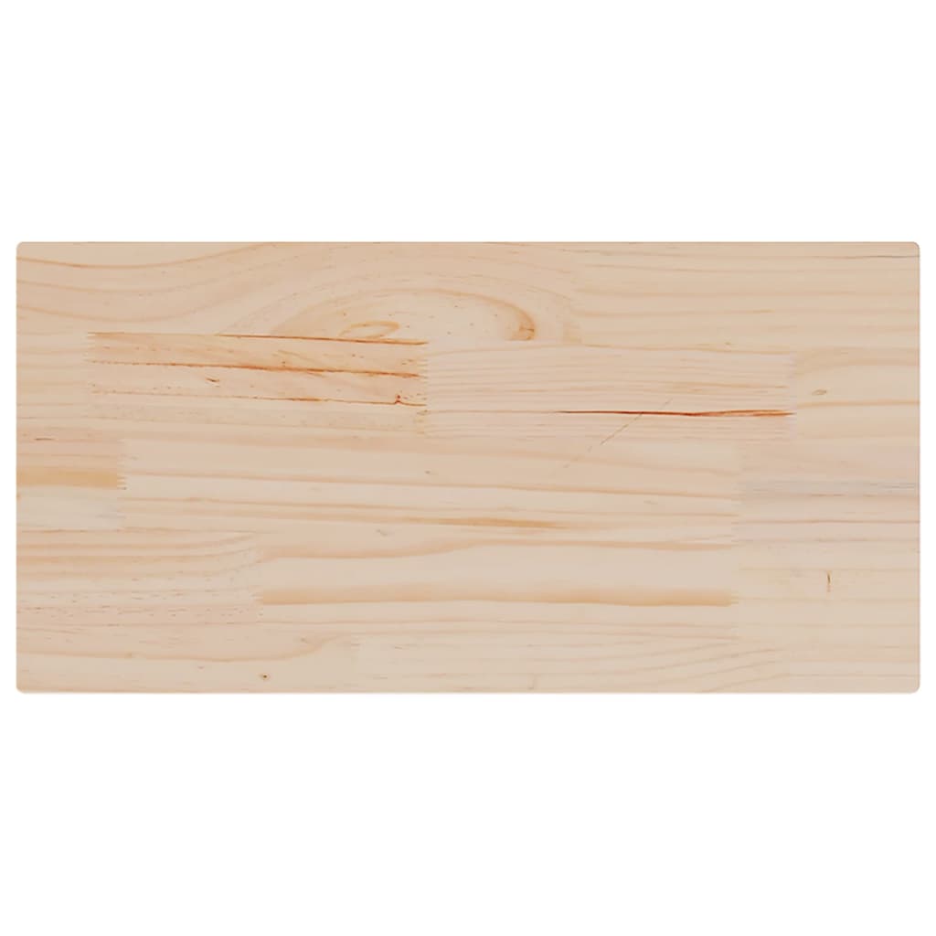 vidaXL Blaty do stolika, 4 szt., 90x45x2,5 cm, prostokątne, sosnowe
