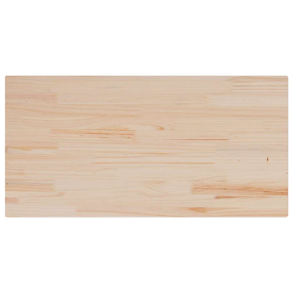 vidaXL Blaty do stolika, 4 szt., 100x50x2,5 cm, prostokątne, sosnowe