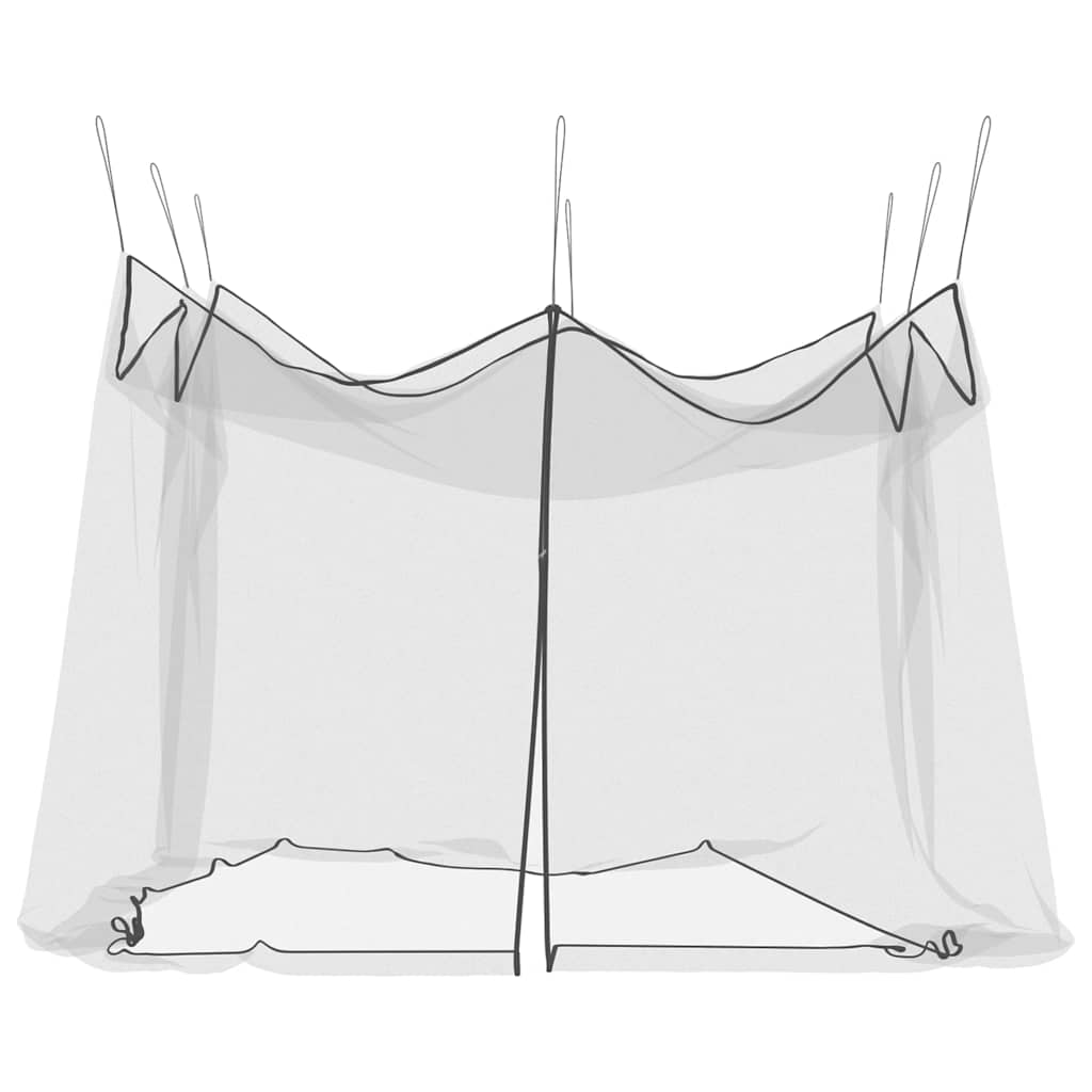 vidaXL Moskitiera do użytku zewnętrznego, 220 oczek, czarna, 300x300x250 cm