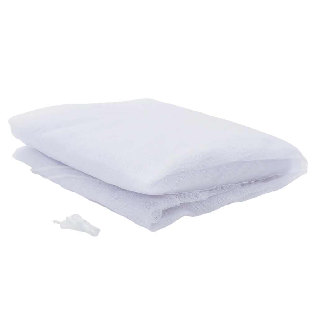 vidaXL Moskitiera nad łóżko, biała, 56x56x220 cm