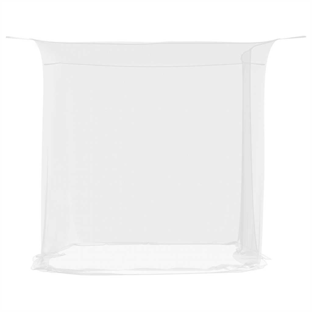 vidaXL Moskitiera wisząca, biała, 220x100x150 cm